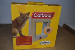 Box containing Twelve Spectra Pet Cat Doors