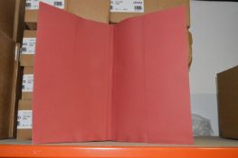 *Two Boxes of 25 Twin Pocket Wallets (Red)