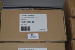 *Box Containing 500 Gummed Manila Envelopes 220x11