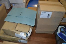 *Two Boxes of Five Star Document Folders and a Box