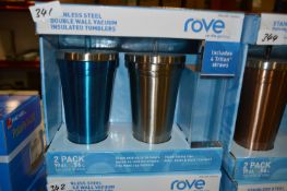 *Two Rove Insulated Stainless Steel Tumblers