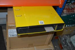 Box Containing Twenty Lemon A4 Lever Arch Folders