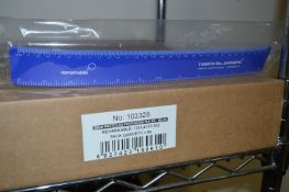 *Three Boxes of 50 30cm Recycled Rulers (Blue)