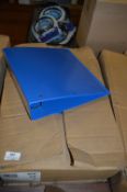 *Box of 10 Mg Emgee 50mm A4 Folders (Blue)