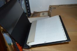 *Five Black Business Card Books