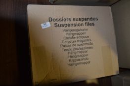 *Box of 25 A4 Suspension Files (Red)