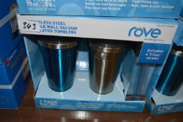 *Two Rove Insulated Stainless Steel Tumblers