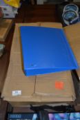 *Box of 10 Mg Emgee 50mm A4 Folders (Blue)
