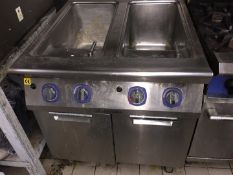 1 x Electrolux Gas Twin Tank Pasta Boiler - CL188 - Ref 2ND81 - H92 x W80x D94cms -  Location: