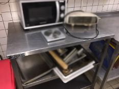 1 x Herald Stainless Steel 3 Tier Commercial Prep Bench - H94 x W90 x D60 cms - CL188 - Ref