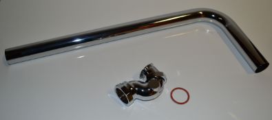 1 x VP Roll Top Bath Trap & Waste Pipe - RTBP02B - Ref: DSY165 - CL190 - Location: Altrincham WA14