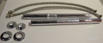 1 x VP Traditional Standpipes & Fixing Kit - RTBP02C - Ref: DSY182 - CL190 - Location: Altrincham WA