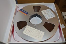 10 x Ampex / Quantegy Audio Reel to Reel Spools - Various Titles - In Original Boxes - CL185 - Ref