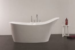 1 x MarbleTECH Curve Bath - A-Grade - Ref:ABT907 - CL170 - Location: Nottingham NG2 - RRP: £2100 Dim