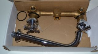 1 x VP Alexa Wall Mounted Bath Mixer Alwmbath - TAP06 - Ref: DSY129 - CL190 - Location: Altrincham W