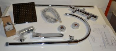1 x VP Aria Square Head Thermostatic Shower Kit - CILISS5 - Ref: DSY163 - CL190 - Location: Altrinch