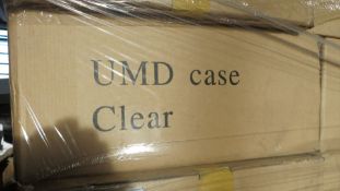 100 x UMD PSP Clear Cases - Ref: DRT0230 - CL185 - Location: Stoke-on-Trent ST3Items located in Stok