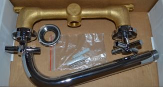 1 x VP Alexa Wall Mounted Bath Mixer Alwmbath - TAP06 - Ref: DSY145 - CL190 - Location: Altrincham W