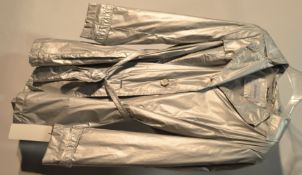 1 x Steilmann Kirsten Belted Silver Womens Coat / Jacket - CL210 - Ref SC2025 - Location: Altrincham