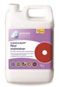 10 x Premiere 5 Litre Clean & Buff Floor Maintainer - Premiere Products - Includes 10 x 5 Litre Cont