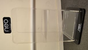 1 x Acrylic Counter Top Display Unit - New & Boxed - CL185 - Ref: DRTNEODSPLY - Location: Stoke ST3