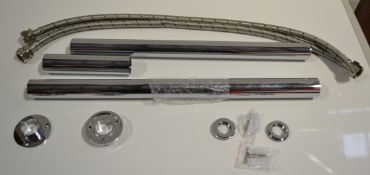 1 x VP Traditional Standpipes & Fixing Kit - RTBP02C - Ref: DSY181 - CL190 - Location: Altrincham WA