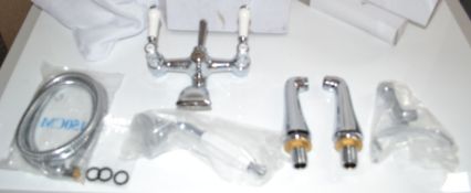 1 x VP Antonia Two Handle/Bath Shower Mixer - TAP77 - Ref: DSY133 - CL190 - Location: Altrincham WA1