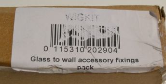 1 x VP V10 Wet Room Panel Support Bars & Fittings Pack - WIGKIT - Ref: DSY184 - CL190 - Location: Al