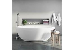 1 x Contemporary Mode Harrison Freestanding Bath - High Quality Acrylic Finish - 1790x810x600mm Size