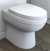 1 x Energy Back to Wall Toilet Pan With Soft Close Seat - Unused Stock - CL190 - Ref BOLT054 -