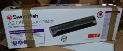 1 x Swordfish 450HD A2 Professional Laminator - CL185 - Ref: DRT0635 - Location: Stoke ST3 Manufac