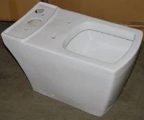 1 x Modern Square Toilet Pan Without Cistern - Unused Stock - CL190 - Ref BOLT085 - Location: Bolton