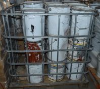 Approx. 27 x 20 Litre Assorted Tins of Paint inc. Roof & Tile, Drivemaster + More - Ref: DRT0235 - C