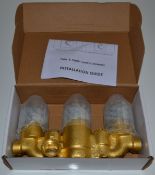 1 x VP Thermostatic Concealed Triple Shower Valve - VAL1003 - Ref: DSY138 - CL190 - Location: Altrin