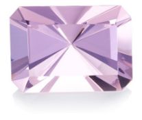 10 x ICE London Emerald Shaped Crystal Paperweight - Colour: Pink - 100mm In Diameter - New & Boxed