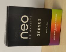 60 x Neo E-Cigarettes Senses Shisha Assorted Flavour Disposable Electronic Cigarettes - New & Sealed