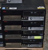 4 x IBM ThinkCentre Small Form Factor Desktop Computers - Features Intel Dual Core Processors, 2gb