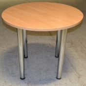 1 x Round Office Table With 