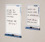 8 x Nobo Softwipe A2 Boards - CL185 - Ref: DRT0692 - Location: Stoke ST3Drywipe material whi