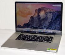 1 x Apple MacBook Pro A1297 17 Inch Laptop - Features an Intel Core i7 2.2ghz Quad Core Processor,