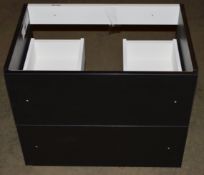 1 x Arden Essen Drift Wall Hung Vanity Unit With Chrome Handles - Sink Basin Not Included - 600mm