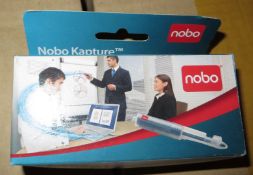 1 x Carton of Nobo Kapture Black Ink Cartridge Packs - Ref: DRT0227 - CL185 - Location: Stoke-on-