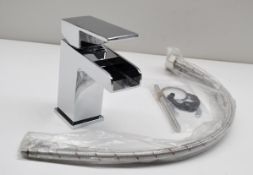 1 x Cascade Basin Mixer Tap – Used Commercial Sample In Good Condition – Plumbing Supplies – Ref :