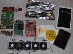 1 x Assorted Lot of Computer Parts - Includes Graphics Cards, Processors, Toner Cartridge, Faulty