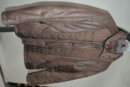 1 x Steilmann Kirsten Womens Brown Quilted Coat / Jacket - CL210 - Ref SC2060 - Location: Altrincham