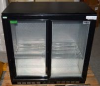 1 x Rhino Monaco 900S Double Sliding Door Bottle Cooler - Ideal For Pubs, Club or Restaurants - 240V