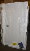 1 x Rectangular Stone Shower Tray - 1600x900x40mm -  Unused Stock - CL190 - Ref BOLT035 -