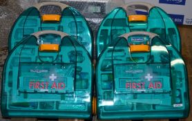 4 x Wallace Cameron First Aid Kits With Contents - CL400 - Ref JP748 - Removed From a Clean Office