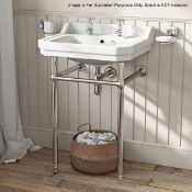 1 x Traditional Washstand In Chrome - Unused Boxed Stock - More Pictures & Information To Follow -
