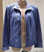 1 x Steilmann Kirsten Womens Faux Leather Size 12 Coat / Jacket - CL210 - Ref SC2027 - Location:
